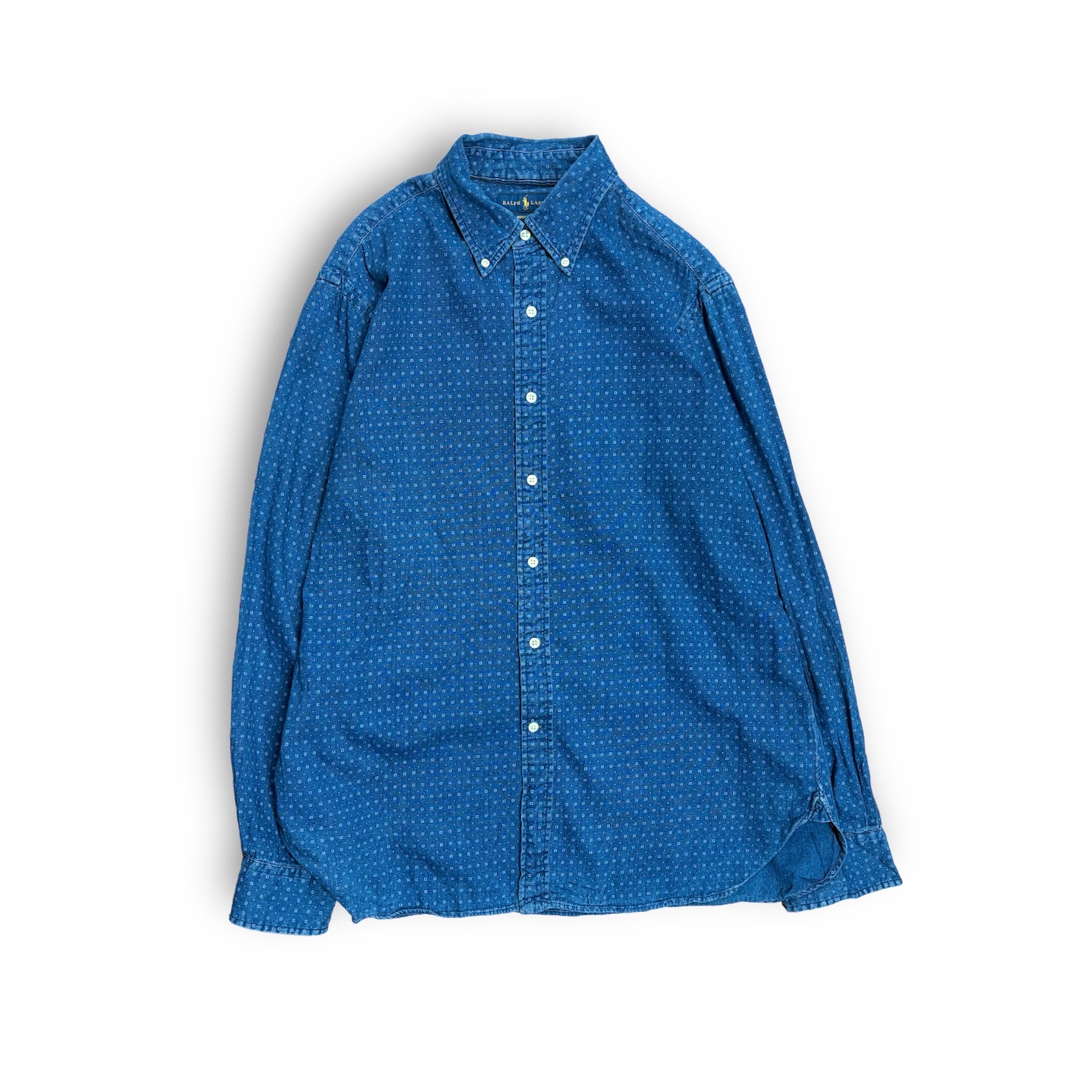定価2万円□RRLポロラルフローレン デニムBDシャツMファッション ...