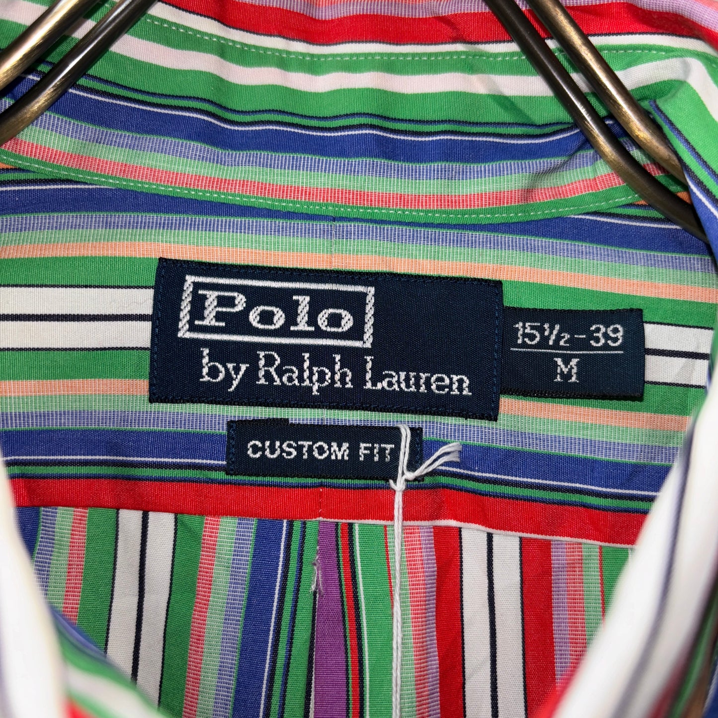 Polo by ralph lauren ラルフローレンシャツ　ストライプ　custom  fit R-77