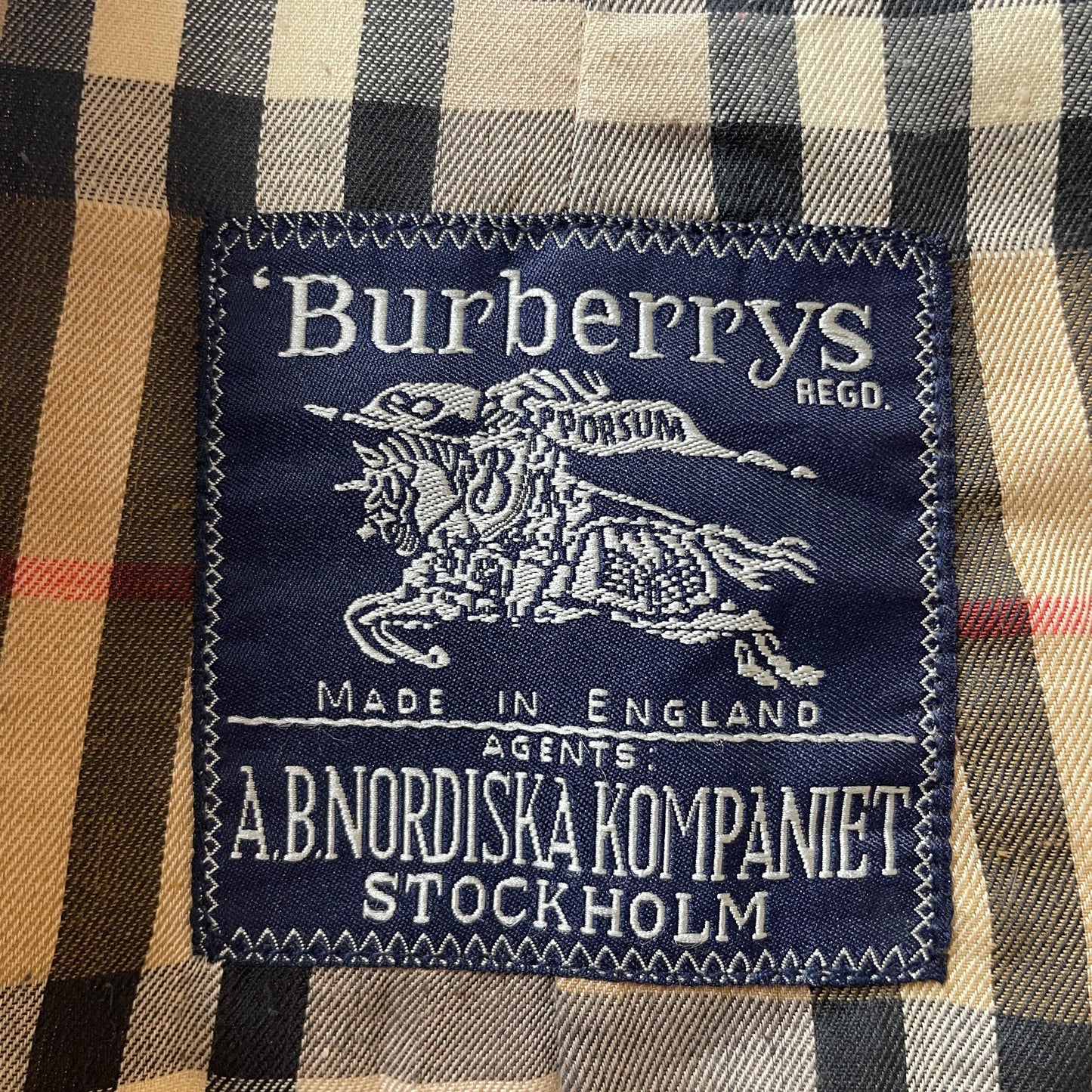 Burberrys  coat A.B.NORDISKA KOMPANIET バルマカンコート