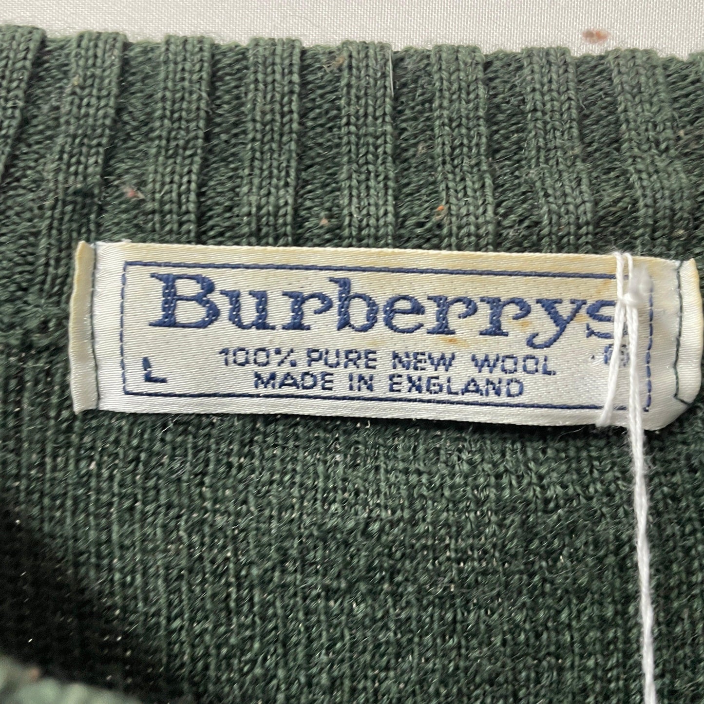 burberrys knit leather バーバリー　レザー　エルボーパッチ