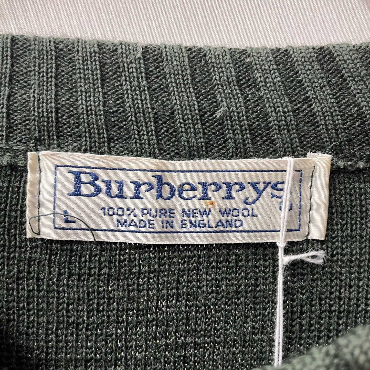 burberrys knit バーバリー　レザー　エルボーパッチ　burberry