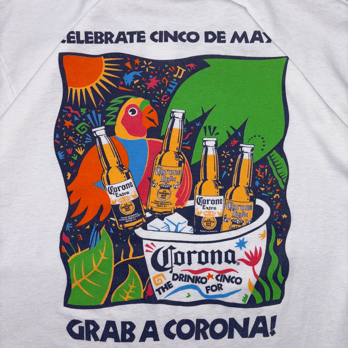 90s GRAB A CORONA Tee コロナ　Tシャツ　USA XL シングルステッチ