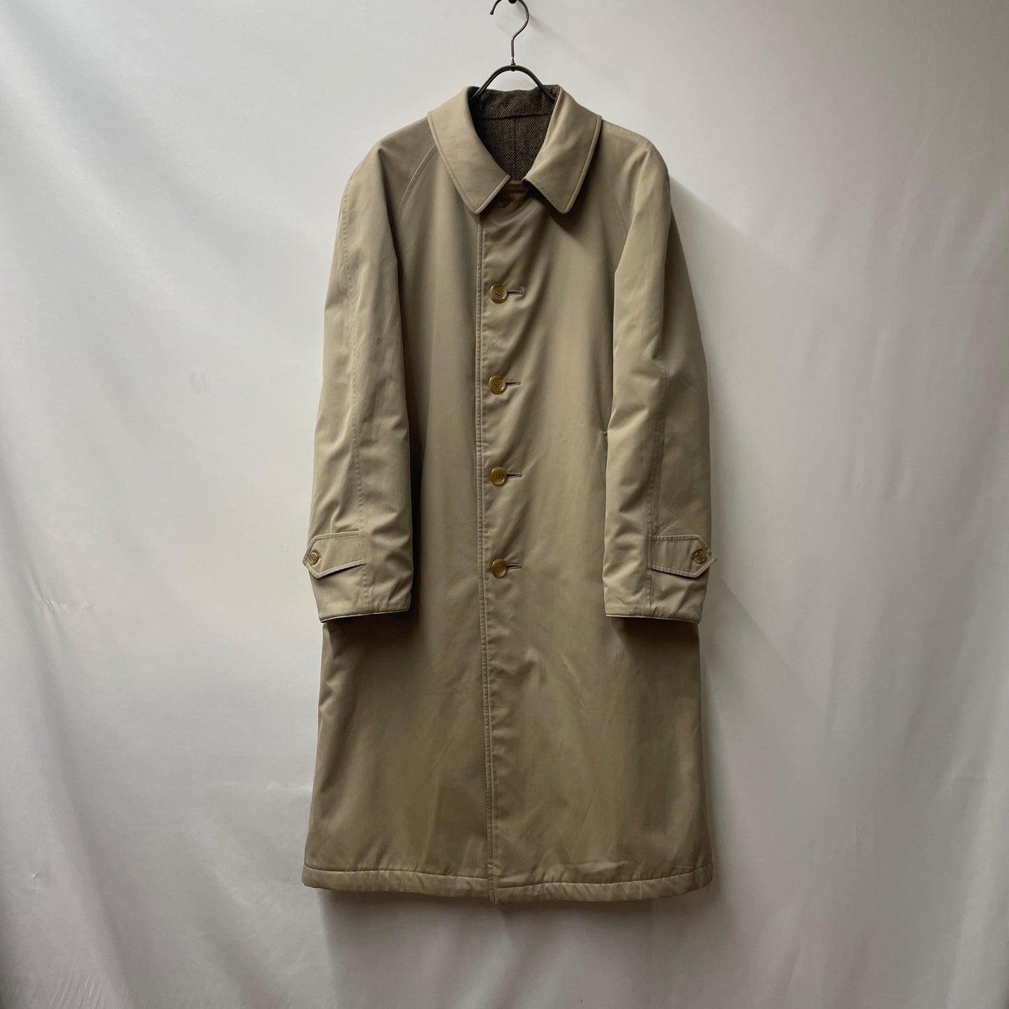 burberrys coat リバーシブル　コート　reversible coat ヘリンボーン