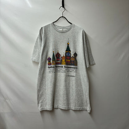90s vintage Tee 聖ワシリイ大聖堂 Tシャツ　USA製　シングルステッチ