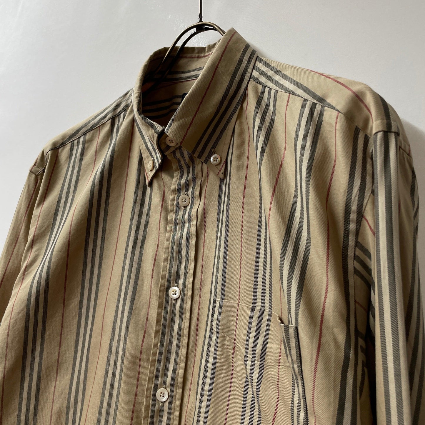 Burberry london shirt バーバリー　シャツ　ストライプ