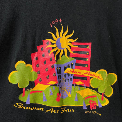 90s fruit of the loom Tee Tシャツbシングルステッチ