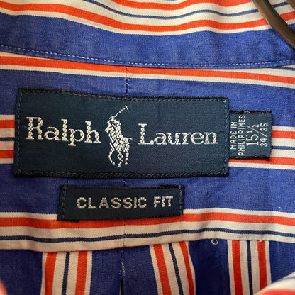 Ralph Lauren classic Fit ストライプシャツ　shirt BDシャツ　ボタンダウン