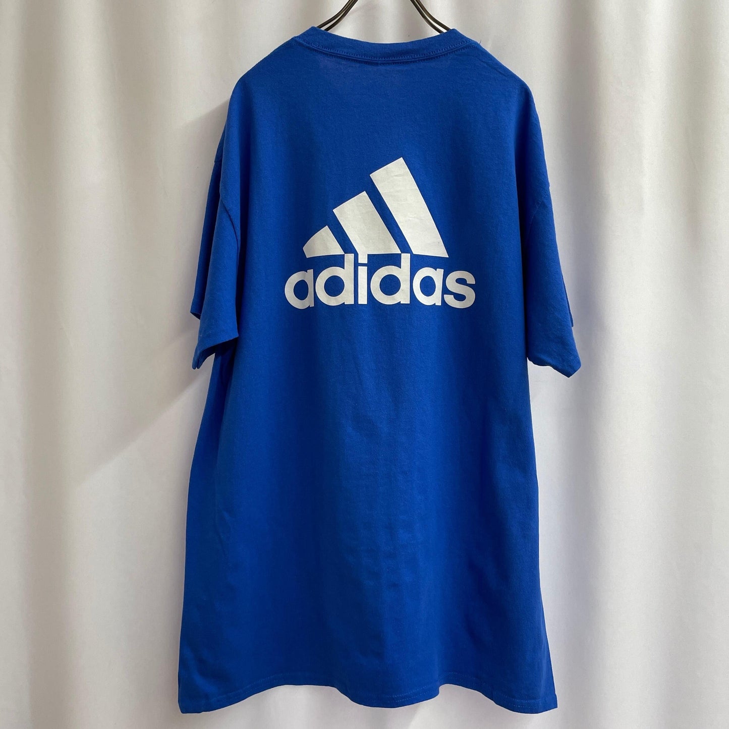 adodas Tee US Youth soccer Lサイズ　Tシャツ　青　Blue