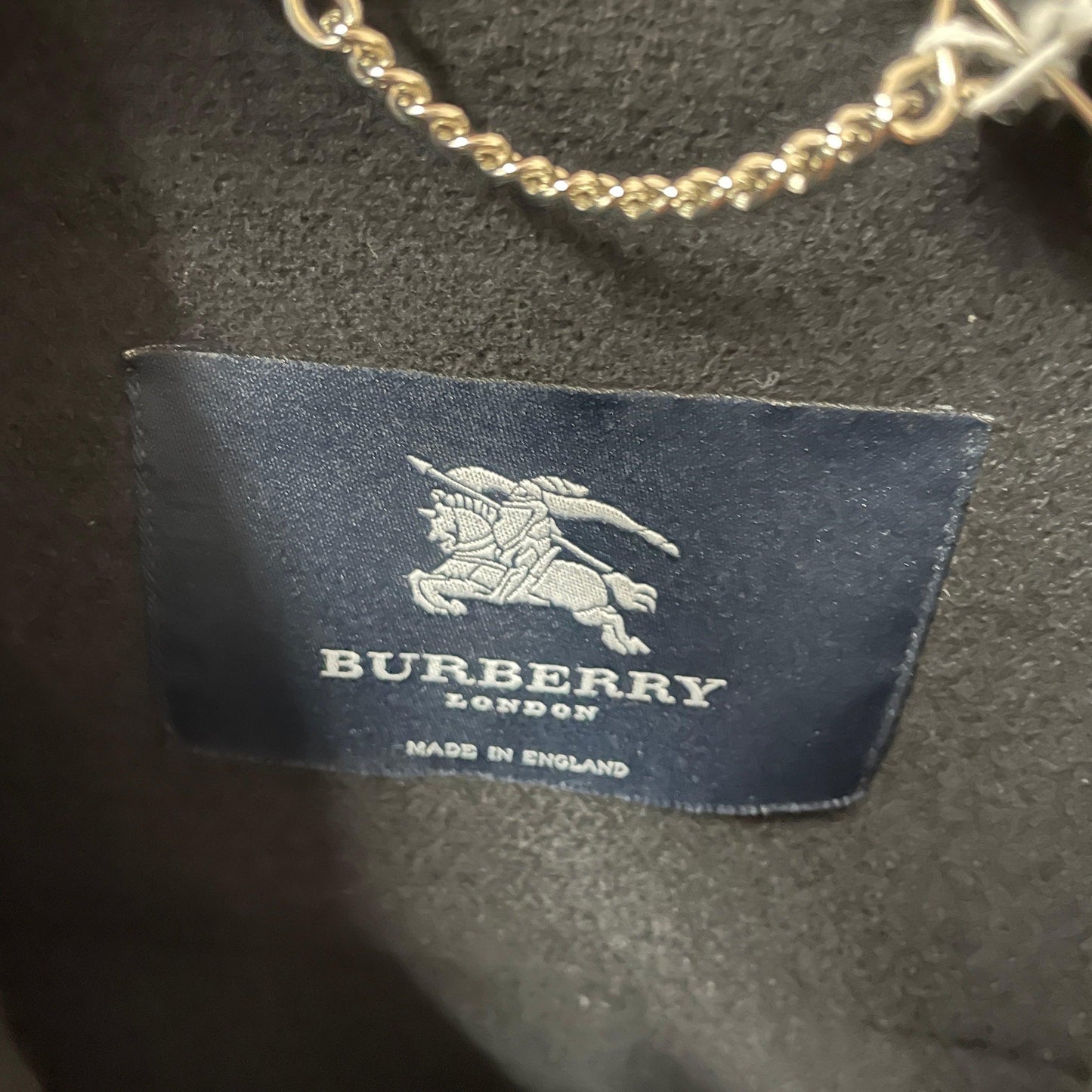 burberrys coat duffel coat herringbone hooded