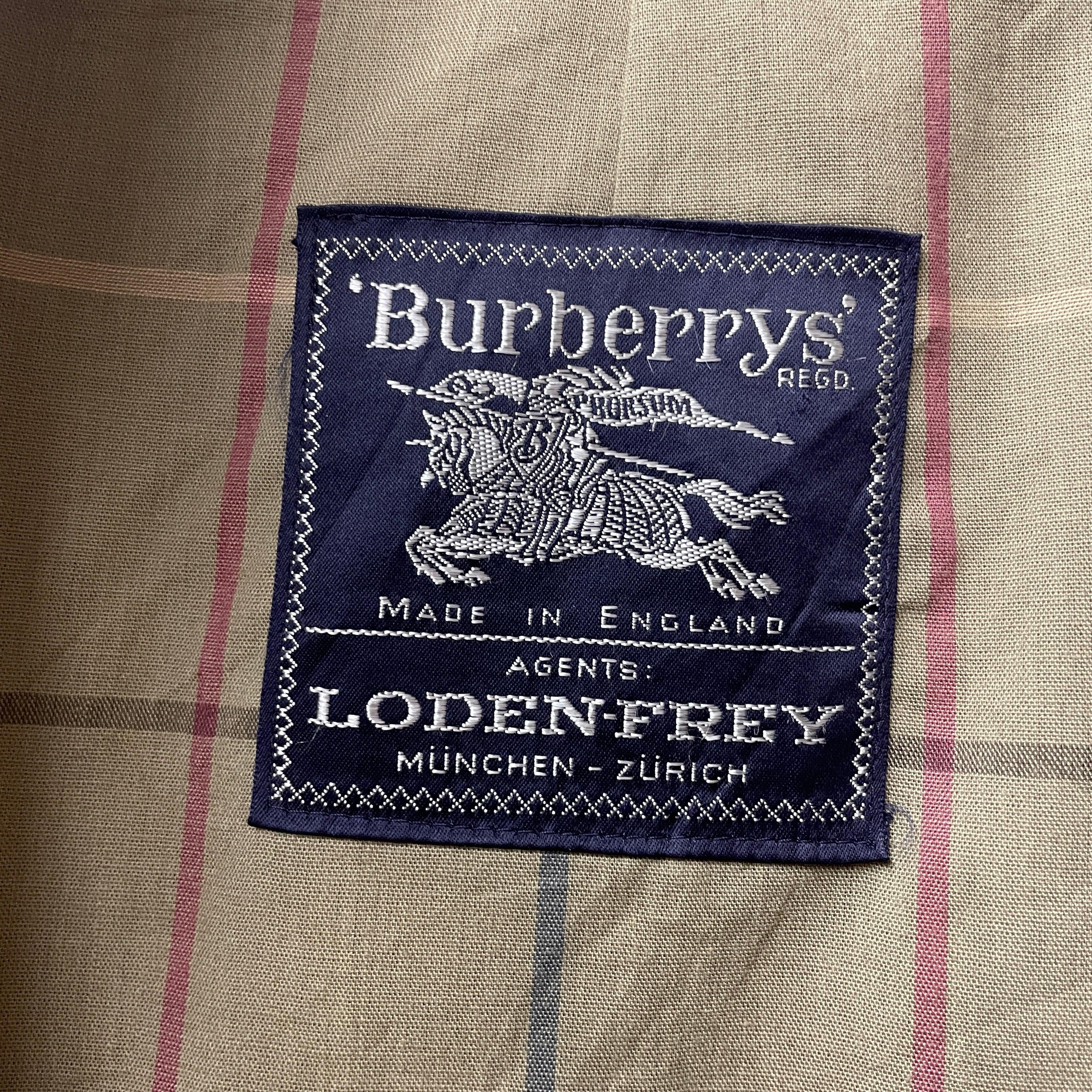 burberrys single sleeve coat LODEN-FREY custom made single sleeve