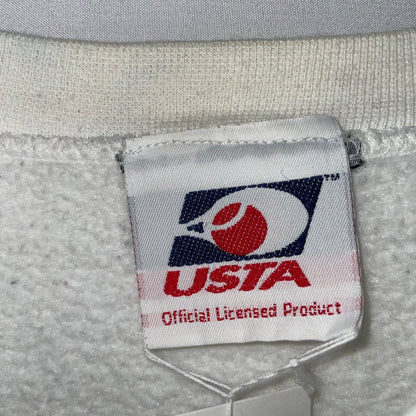 USTA sweat shirts 刺繍　スウェット　トレーナー