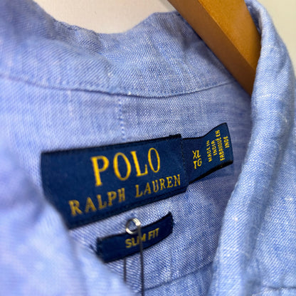 Polo Ralph Lauren slim fit R−121 シャツ　リネンシャツ