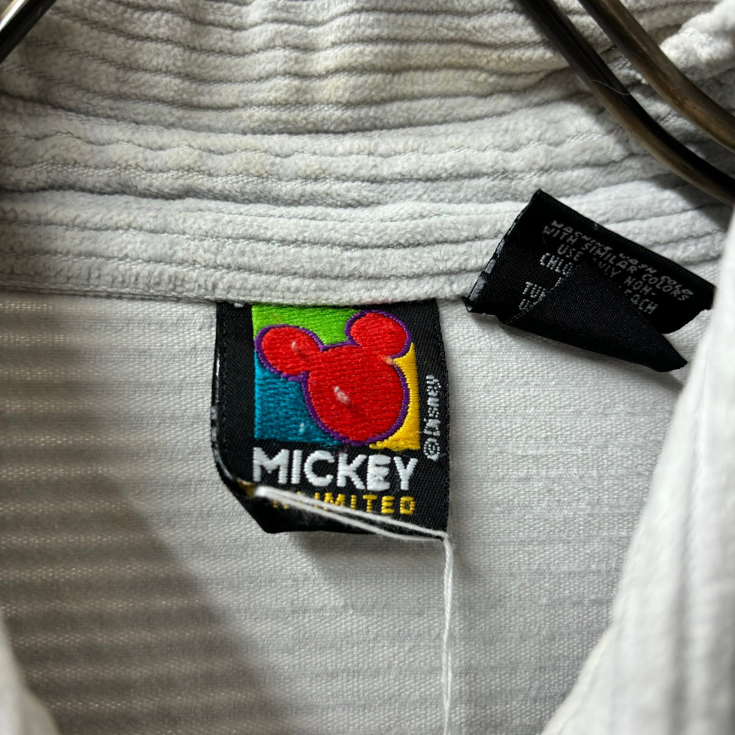disney shirts mickey ミッキーシャツ　刺繍