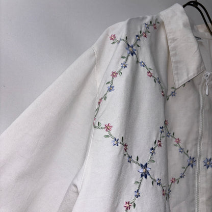 flower  jacket 刺繍　ジャケット
