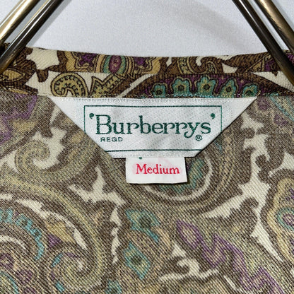 burberrys shirt ペイズリー　シャツ　バーバリー　ブラウス