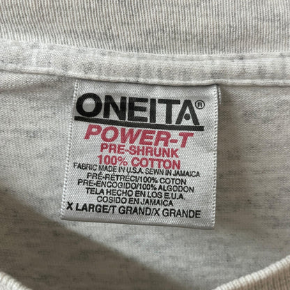ONIETA vintage Tee T-shirt print single stitch