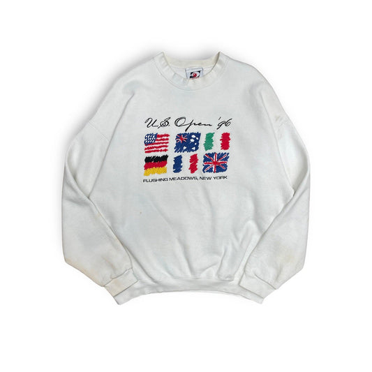 USTA sweat shirts embroidery sweatshirt