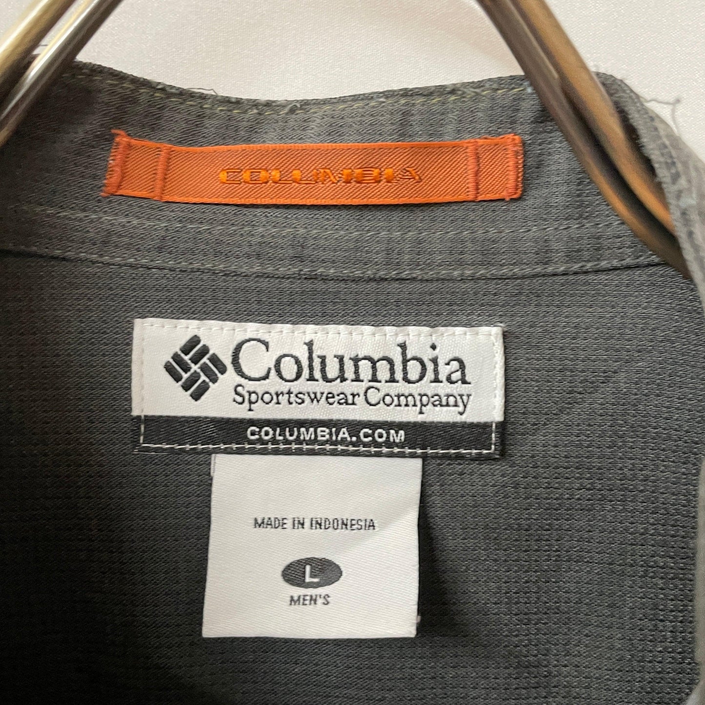 Columbia バンドカラーシャツ