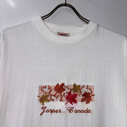 Vintage Tee Tシャツ　刺繍　メープル　CANADA JAPAN