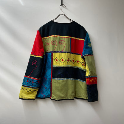 vintage colorful jacket