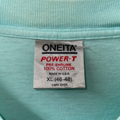 ONEITA Onita T-shirt Tee single stitch USA
