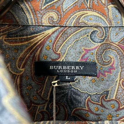 burberry shirts バーバリー　ペイズリー　半袖