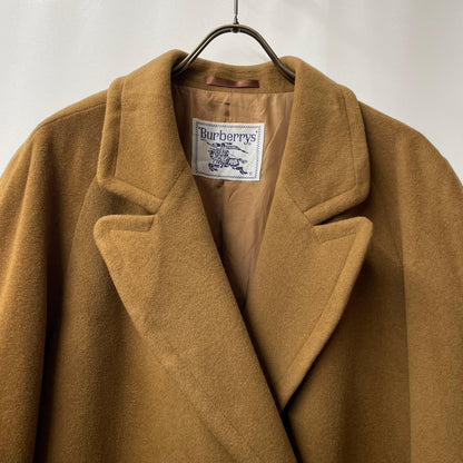 90s burberrys wool coat バーバリー　キャラメルカラー