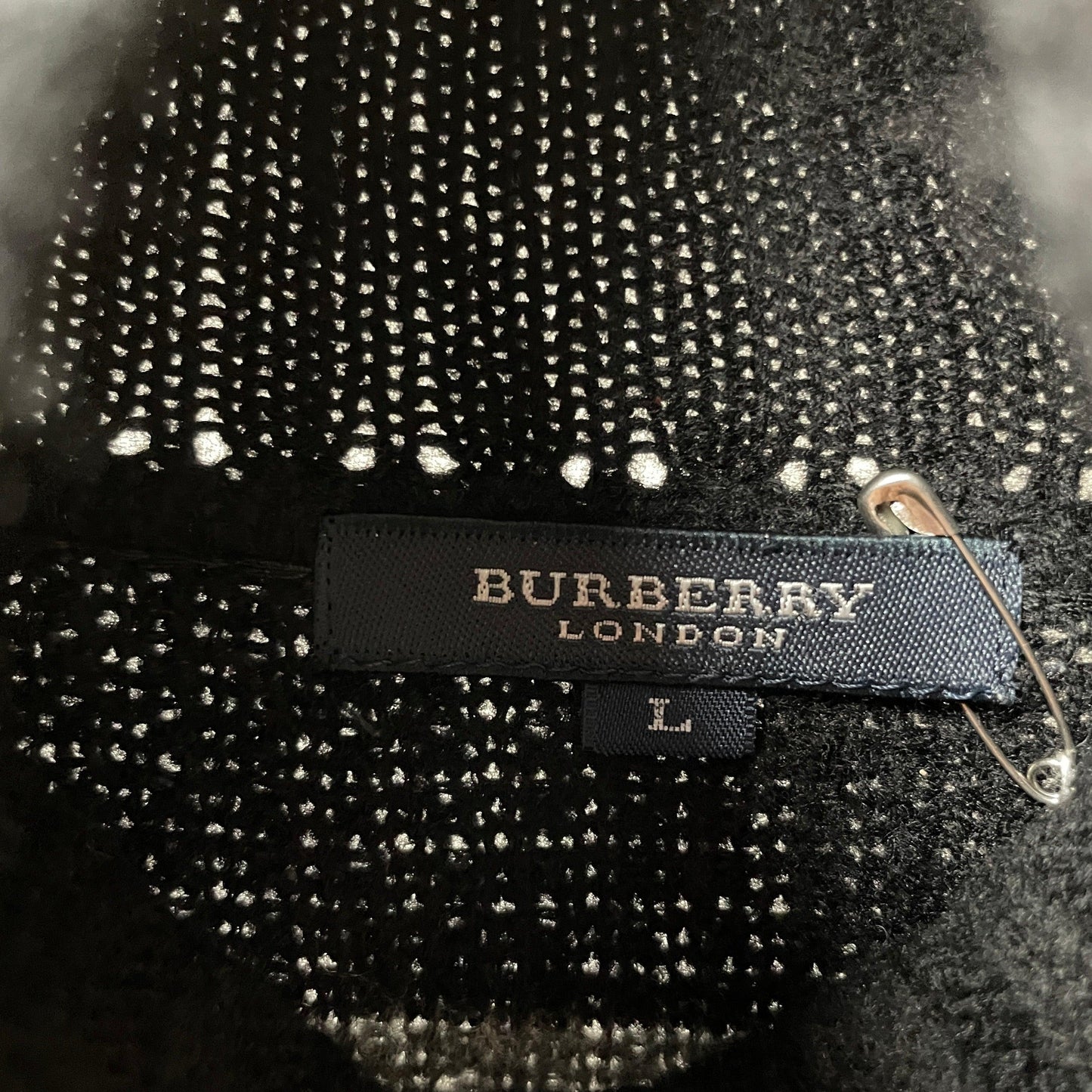 Burberry knit striped turtleneck