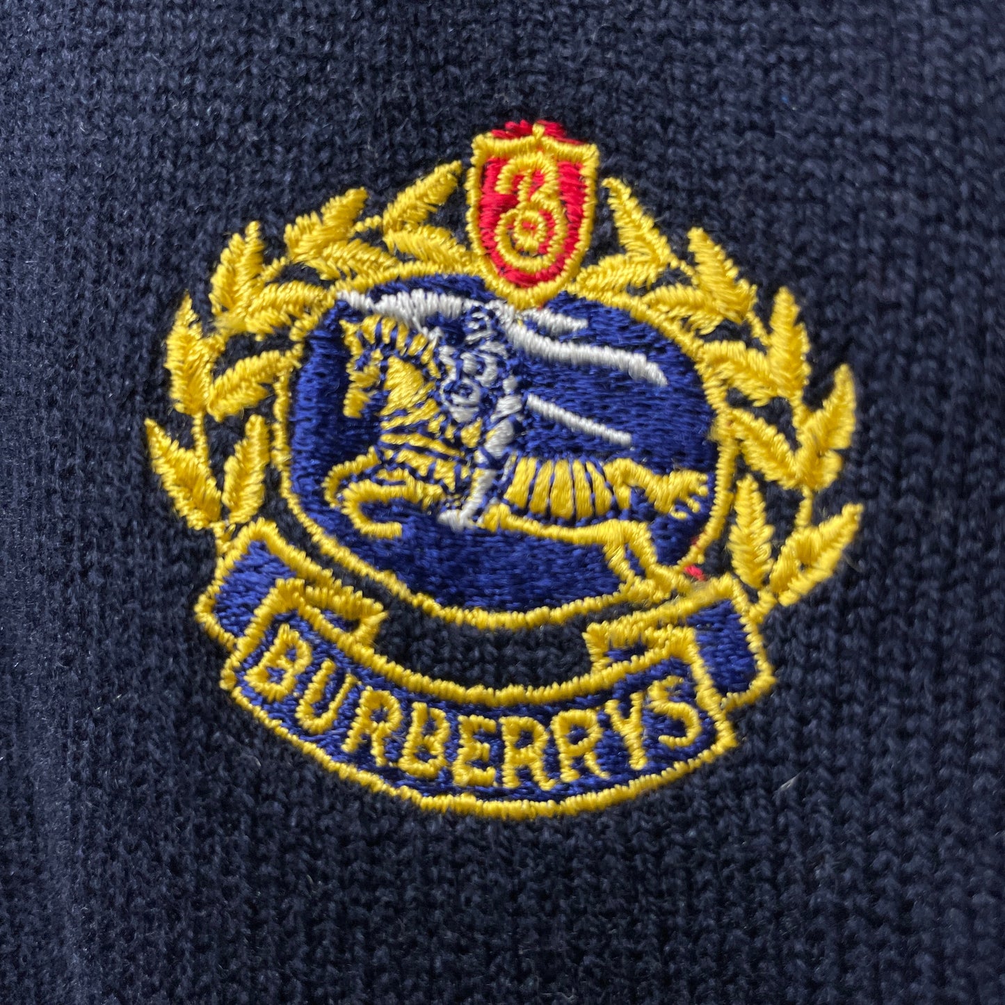 90s burberrys knit
