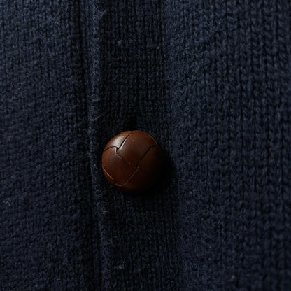 Burberry black label knit knit covered button