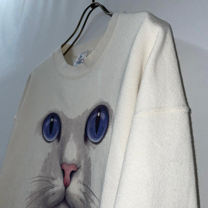 DELTA sweat shirts cat デルタ　ネコ　トレーナー　スウェット