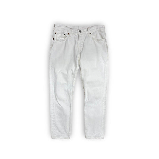 levis 501 CT Levi's 501 white denim jeans denim