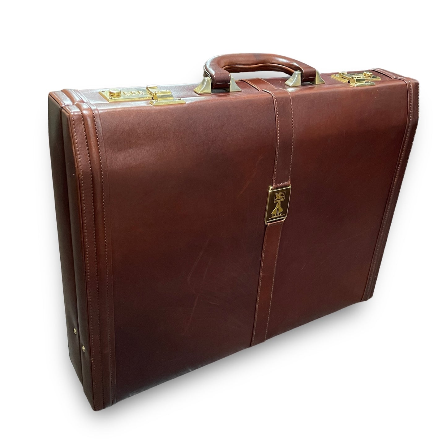 70-80s Burberrys leather case