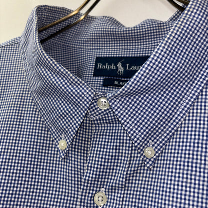 Ralph Lauren shirts ラルフローレン　シャツ　ギンガムチェック　BDシャツ　半袖　BLAKE R-19
