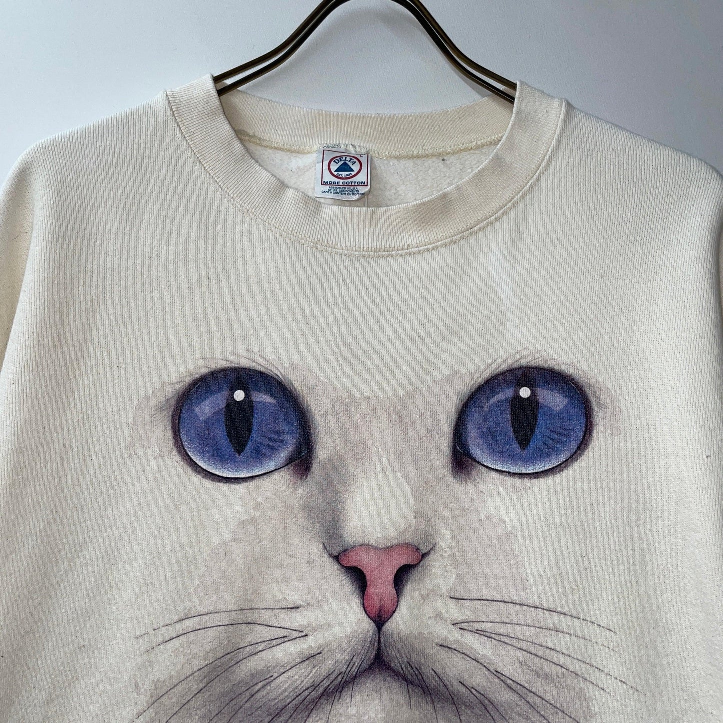 DELTA sweat shirts cat デルタ　ネコ　トレーナー　スウェット