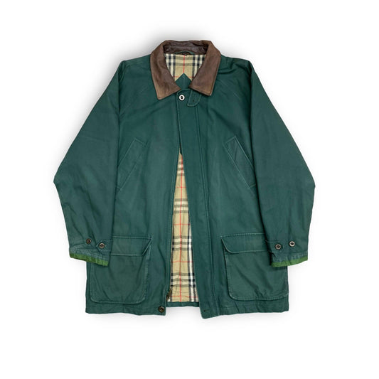 burberrys jacket バーバリー　ジャケット　burberry 緑　ワークジャケット