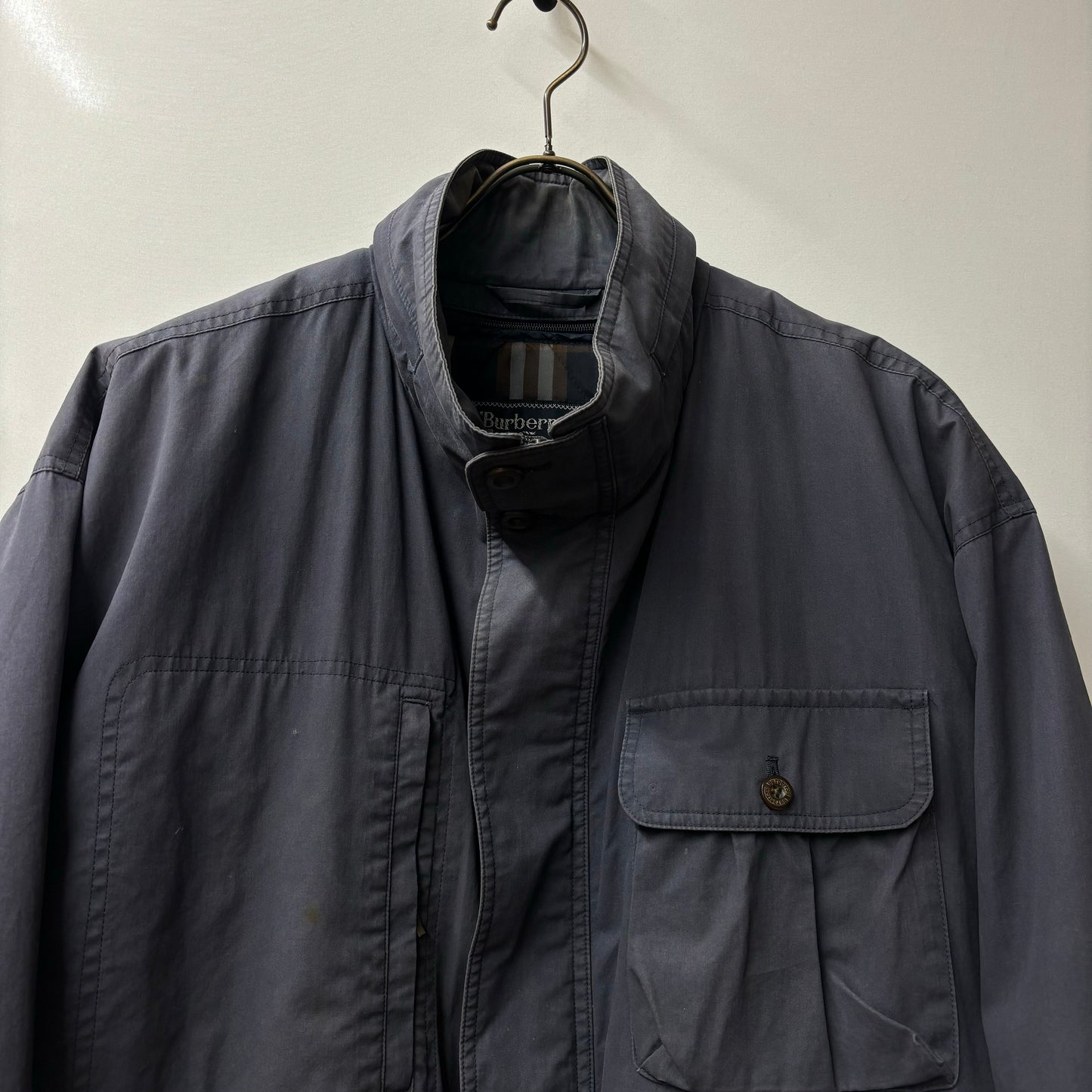burberrys hunting jacket ハンティングジャケット　バーバリー　ライナー有　2Lサイズ