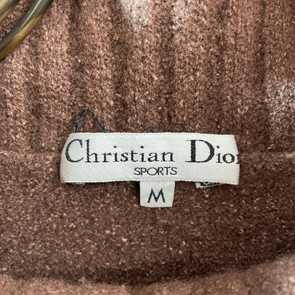 Christian Dior SPORTs タートルネック　ニット　ブラウン　デザインニット