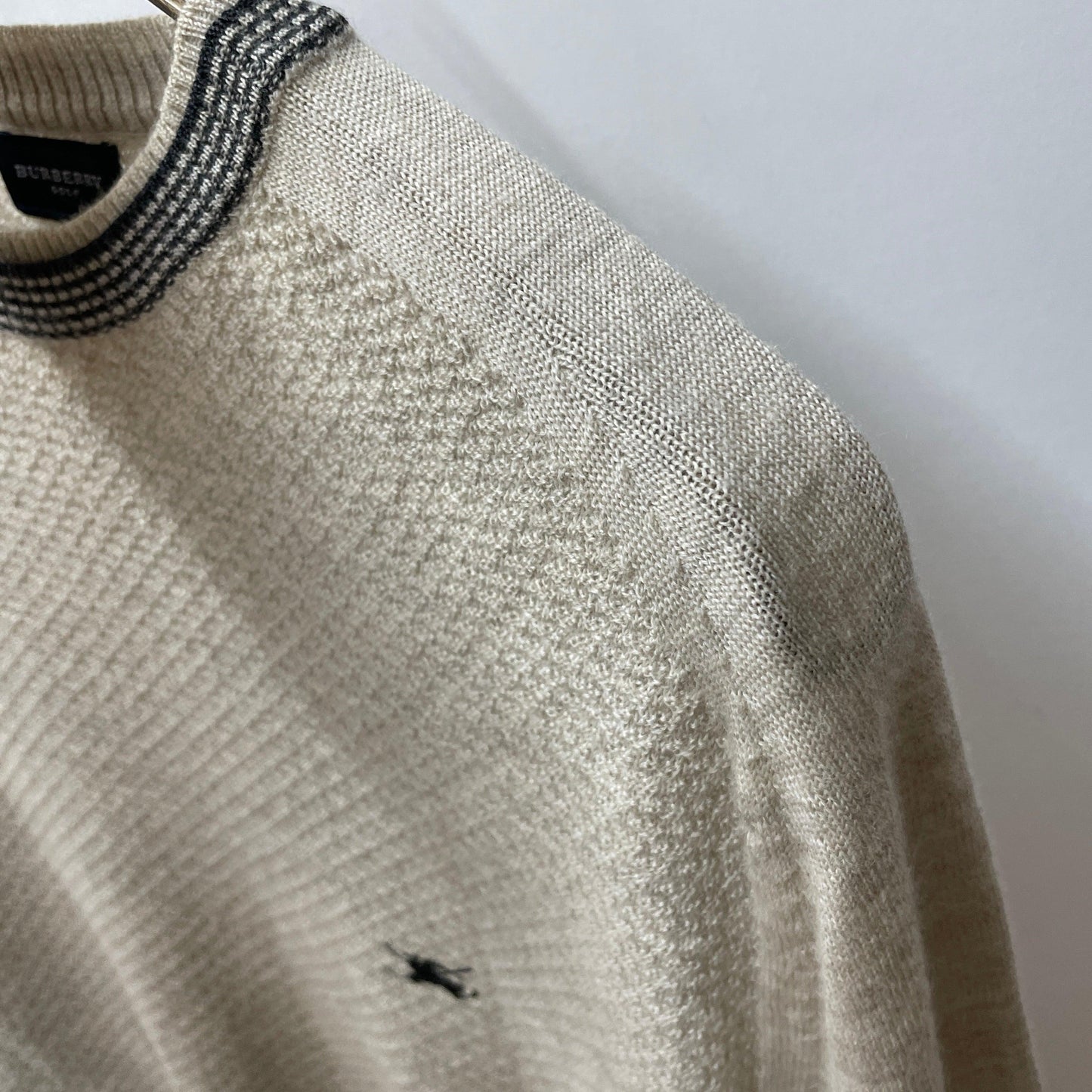 burberry golf knit