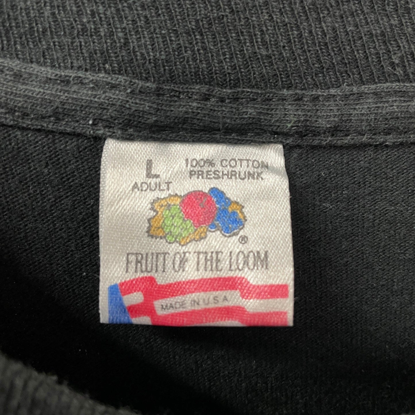 90s fruit of the loom Tee Tシャツbシングルステッチ