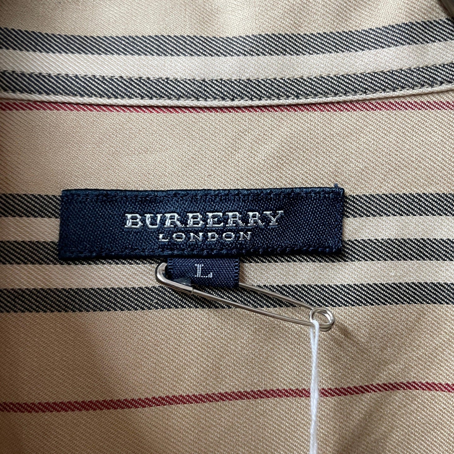 Burberry london shirt バーバリー　シャツ　ストライプ