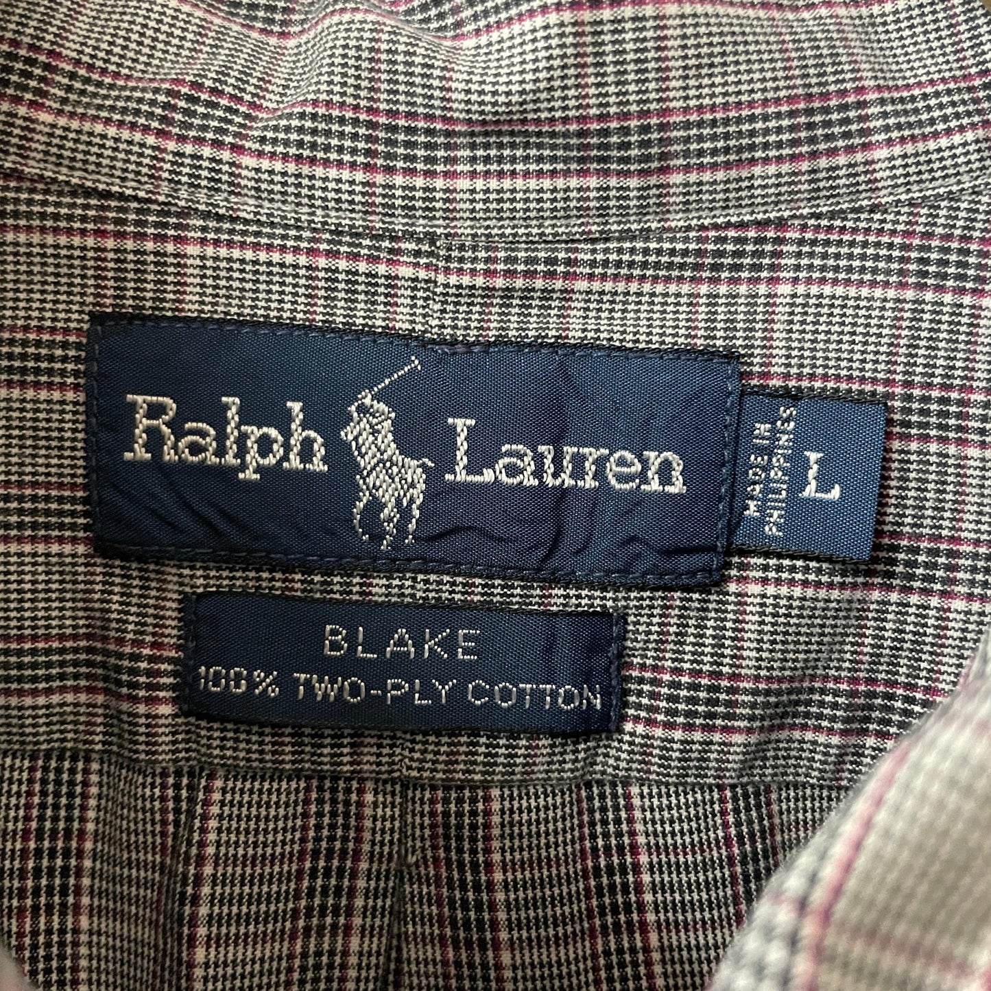 Ralph LaurenBLAKE 100% two-plycotton shirt BD shirt button down check