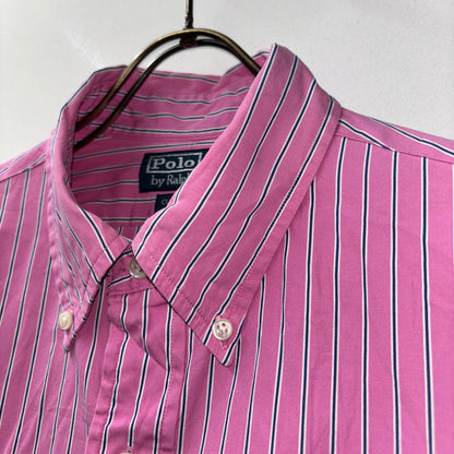 Polo by ralph lauren  shirts custom fit  dress shirts カスタムフィット　ドレスシャツ　ストライプ　R-78