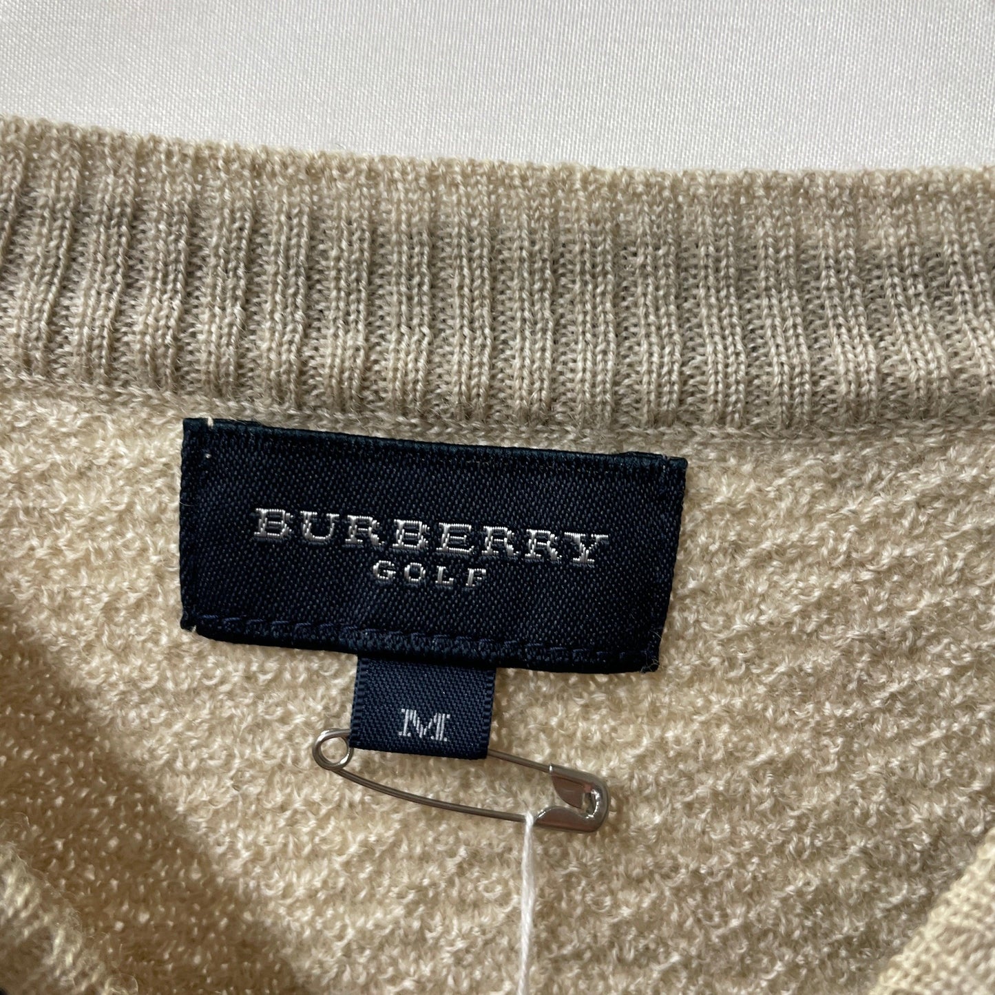 burberry golf knit