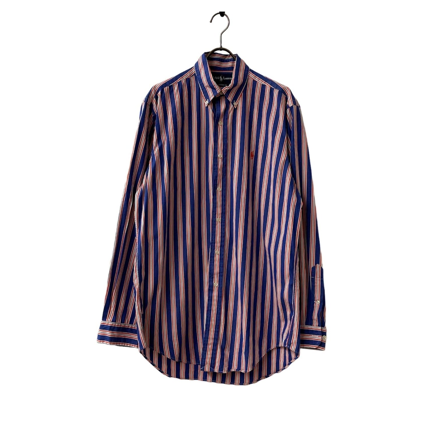 Ralph Lauren classic Fit striped shirt shirt BD shirt button down