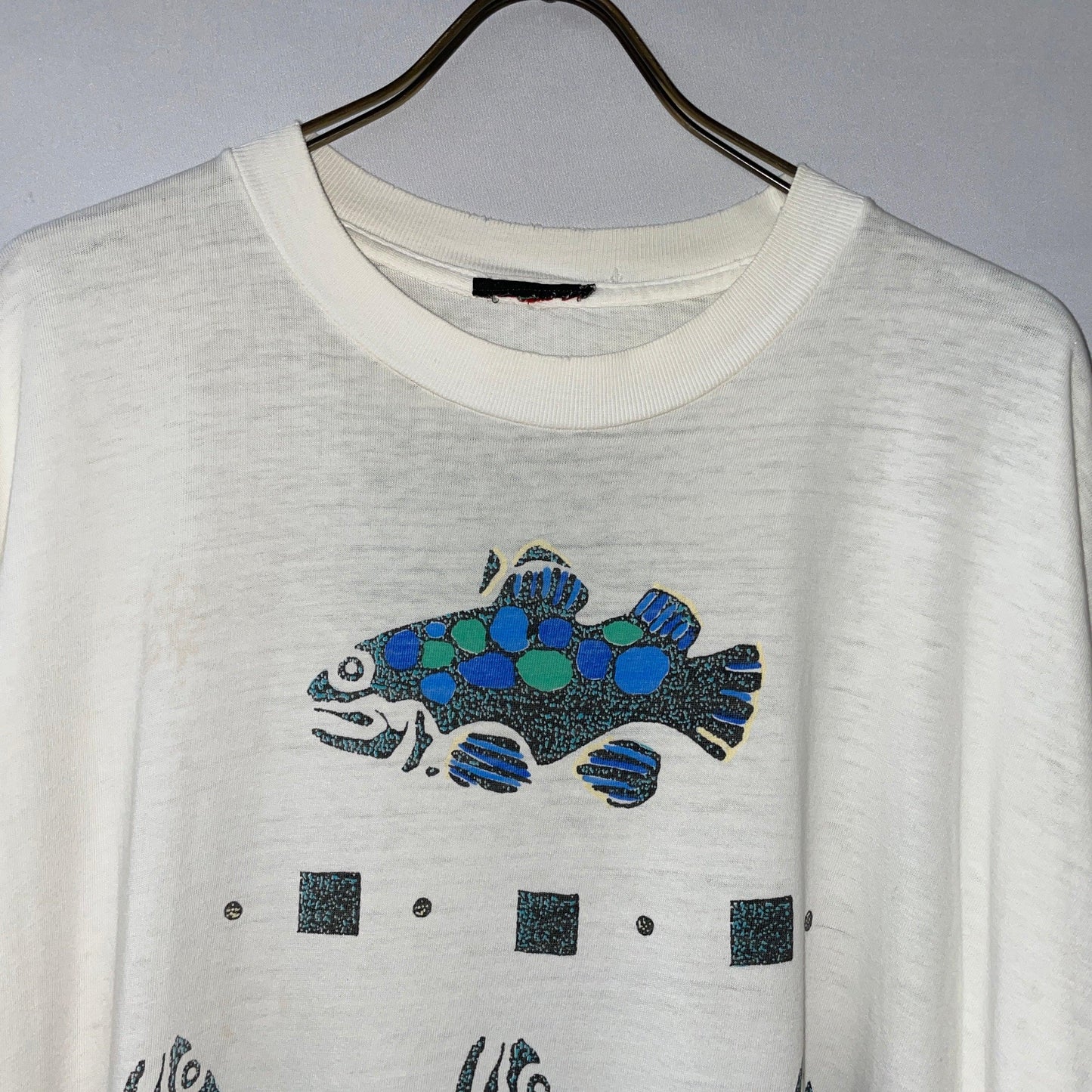 80 - 90s Vintage Tee シーラカンス　Tシャツ