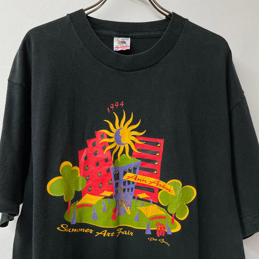 90s fruit of the loom Tee T-shirt b single stitch
